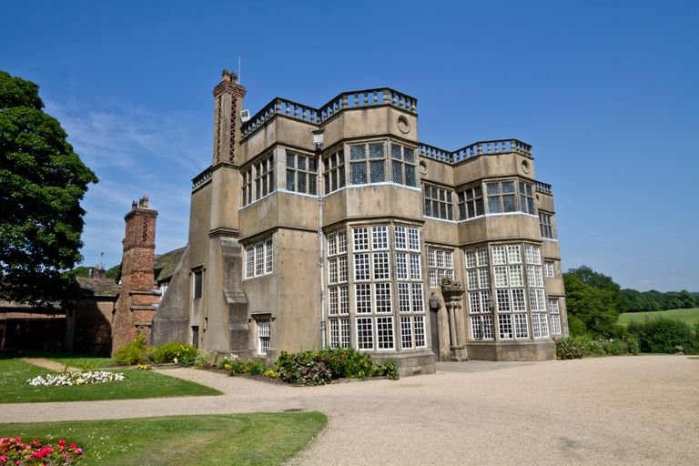 Beautiful Astley Hall showcasing historic architecture in Lancashire, England.
